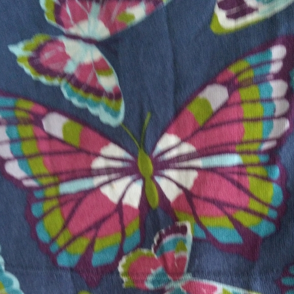 Old Navy Long Sleeve Tee in Blue and Pink with Playful Print - Picture 3 of 5